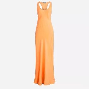 J.Crew Alicia cupro-blend racerback slip dress
